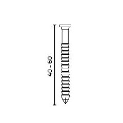 CLOUS ANCRAGE 4/40MM BANDE...