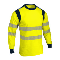 TSHIRT HV COTON/POLY JAUNE