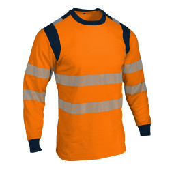 TSHIRT HV COTON/POLY ORANGE