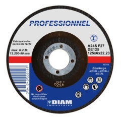 DISQUE ABRASIF Ø125 X 6 X...